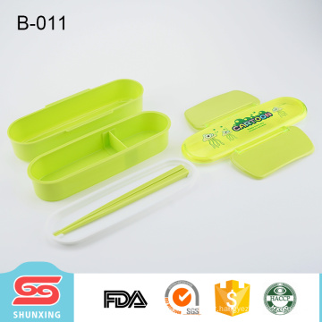 pratique transporter eco friendly haute qualité en plastique lunchbox pour les enfants